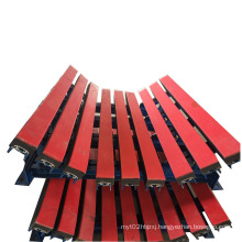 Customized heavy duty industry bulk handling plant conveyors impact bar impact bed